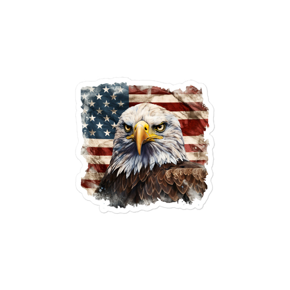American Flag Stickers