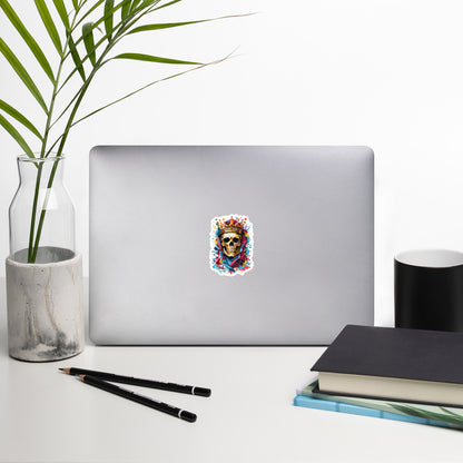 Skull & Crown bubble Stickers