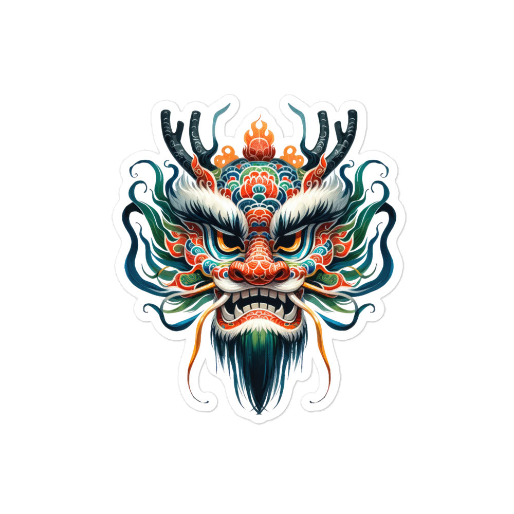 chinese new year dragon sticker