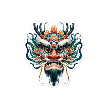 chinese new year dragon sticker