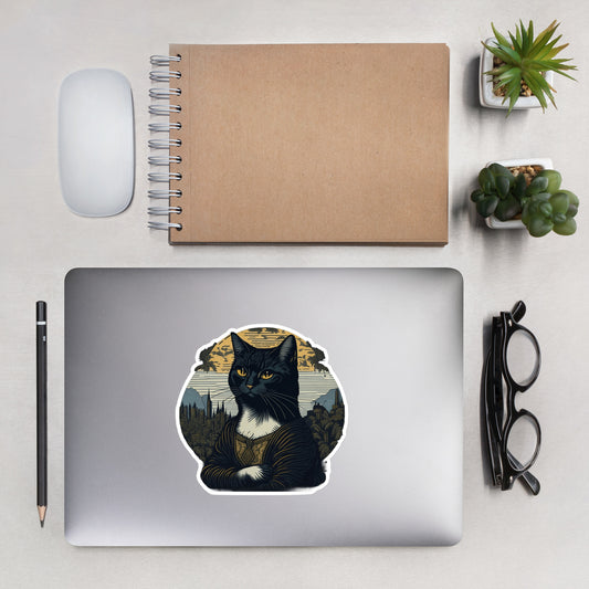 Cat Mona Lisa Stickers