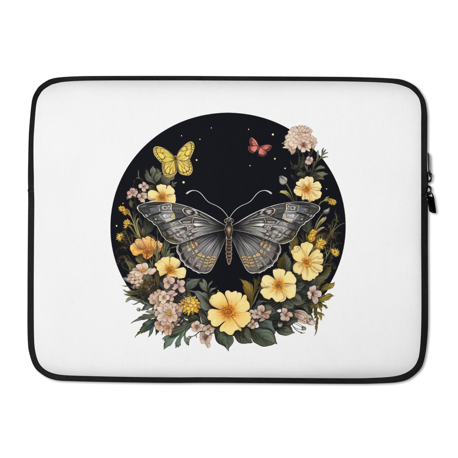 Butterflies & Flowers Laptop Sleeve