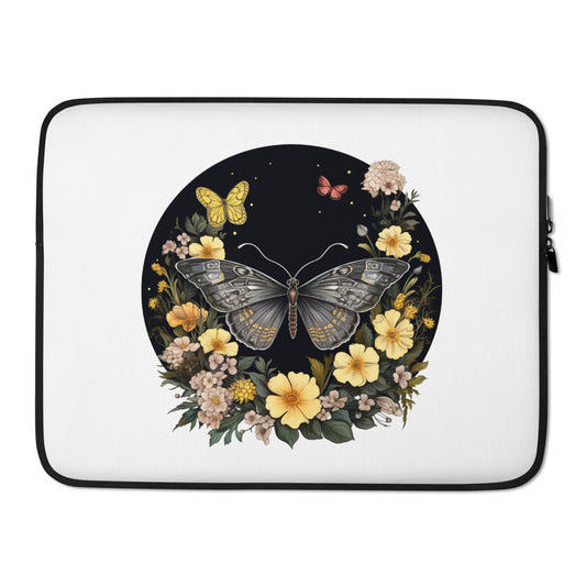 Butterflies & Flowers Laptop Sleeve