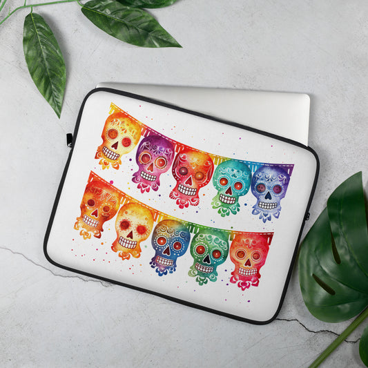 Mexican Fiesta Banner Flags Laptop Sleeve