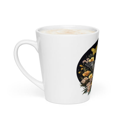 Butterfly & Flowers Latte Mugs