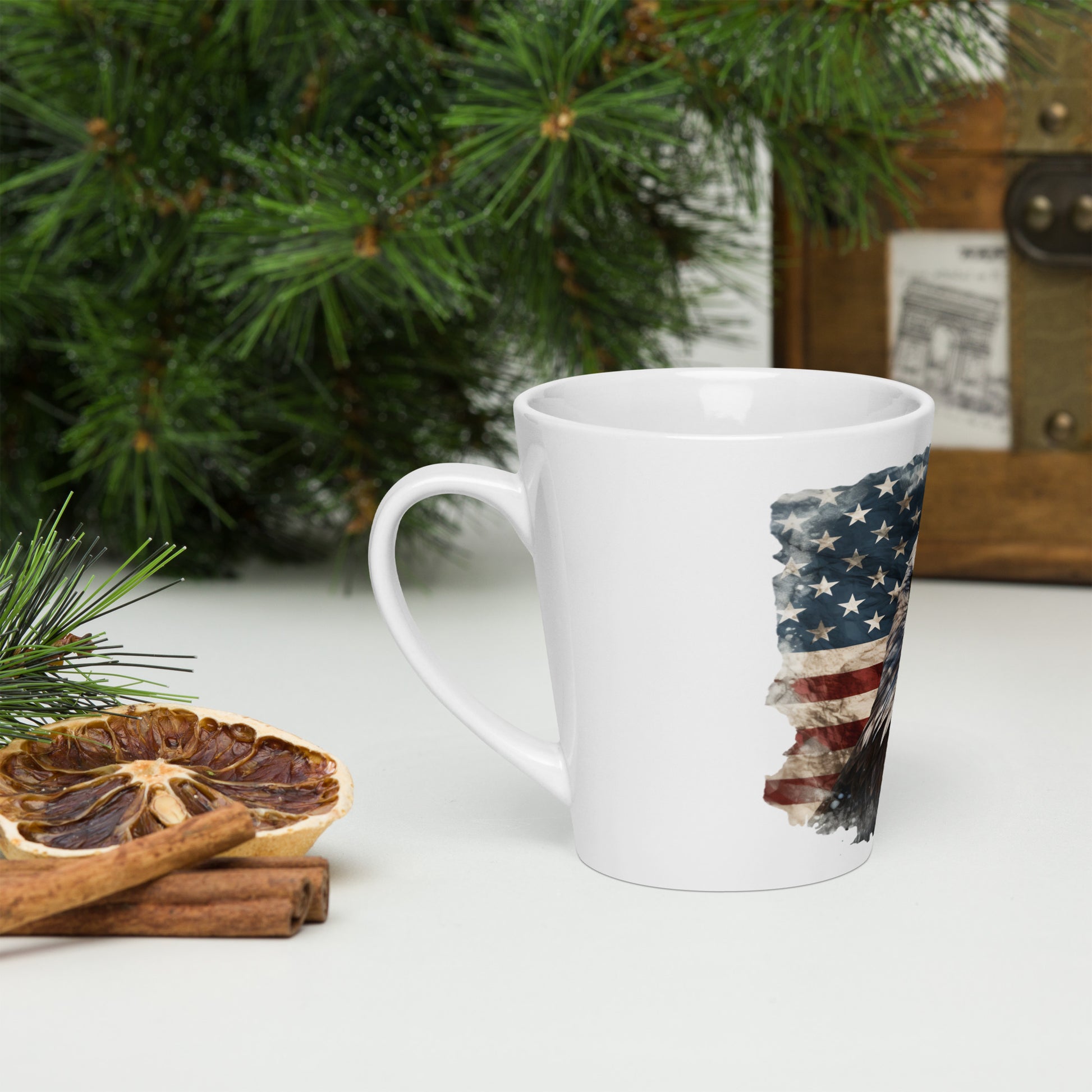 American Eagle Latte Mug