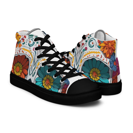SUGAR SKULL Men’s High Top Shoes