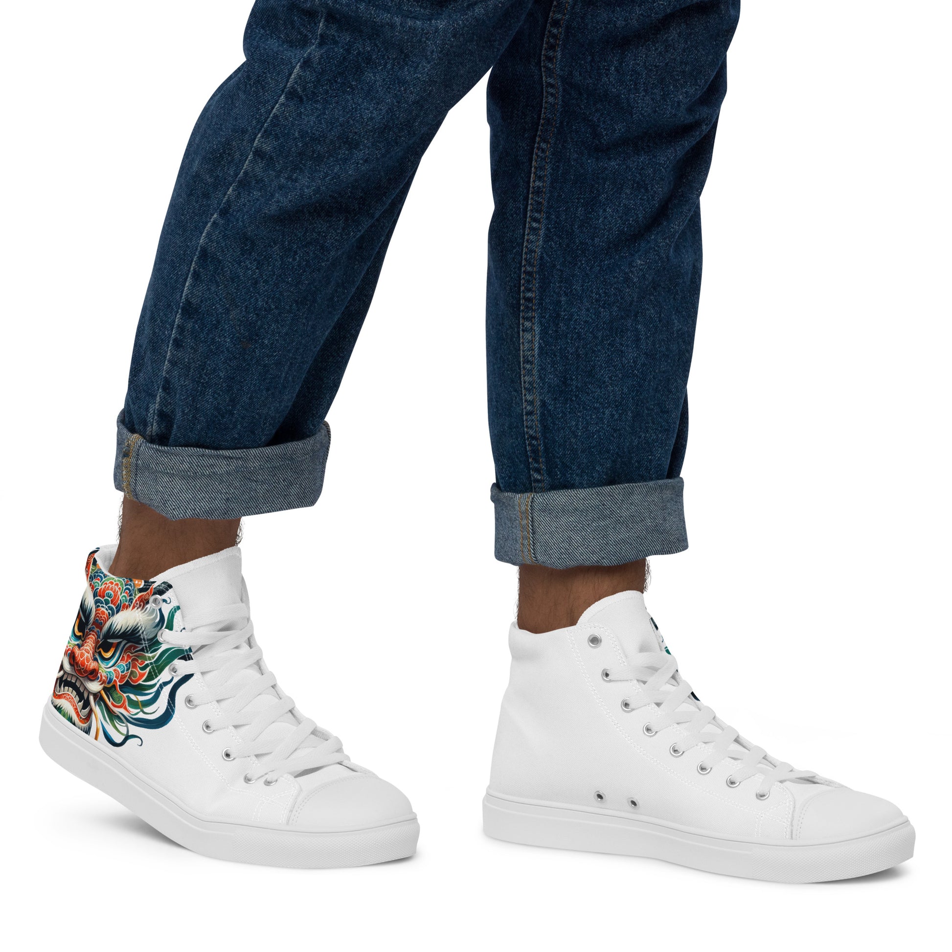Chinese New Year's Men's High Top Shoes
