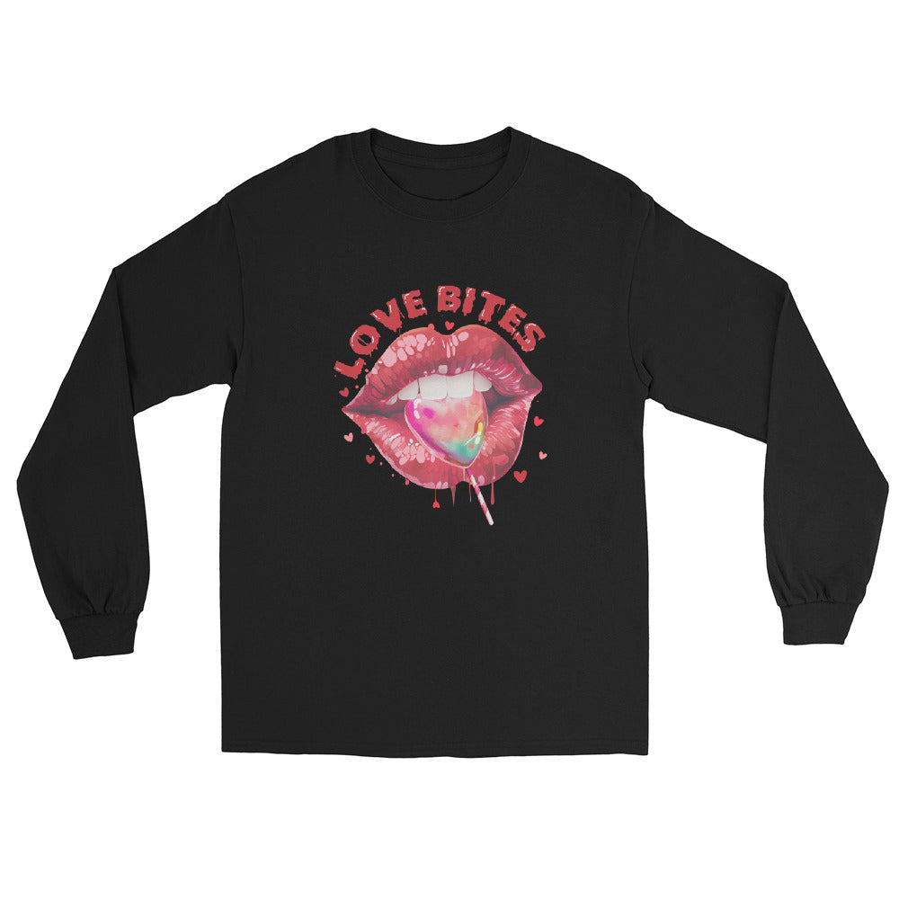Gloss Lips Ladies Long Sleeve Shirt