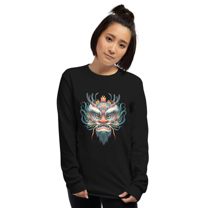 Chinese New Year's Dragon Ladies Long Sleeve Shirt