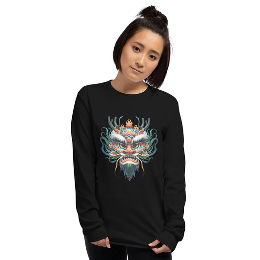 Chinese New Year's Dragon Ladies Long Sleeve Shirt