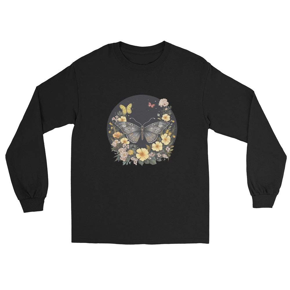 Butterflies Ladies Long Sleeve Shirt