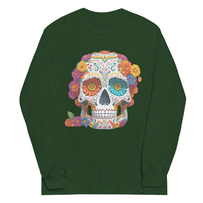 Mexican Skull Unisex Long Sleeve