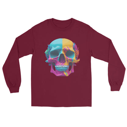Psychedelic Skull Long Sleeve tShirt