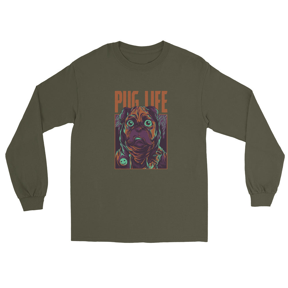 PUG LIFE Ladies Long Sleeve tee shirt