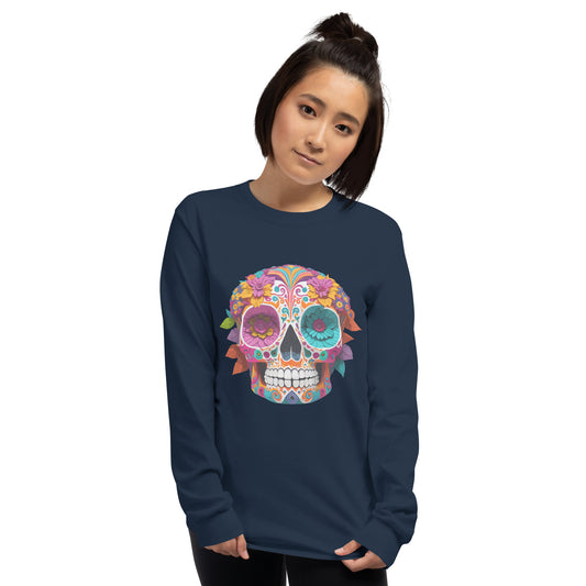 Dia De Los Muertos Ladies Long Sleeve Shirt