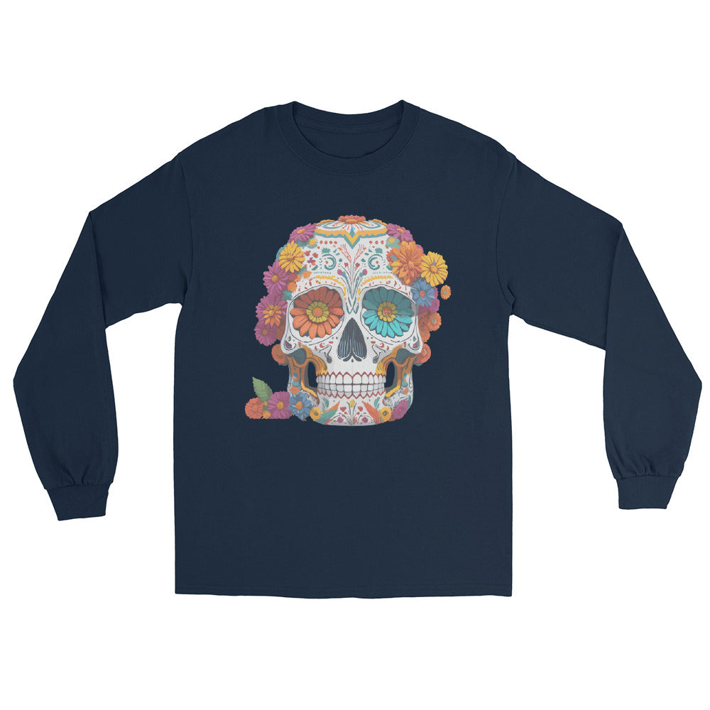 Sugar Skull women's Long Sleeve Shirt