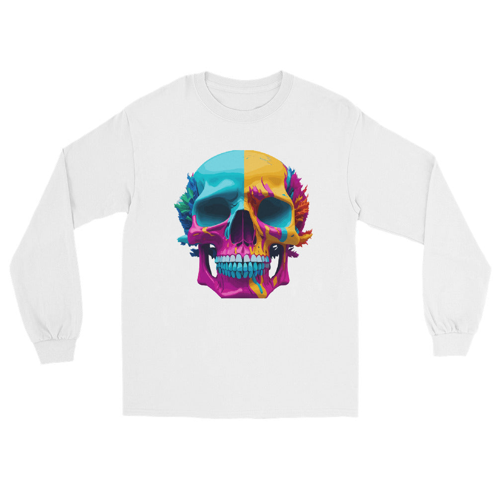 Psychedelic Skull Long Sleeve Shirt