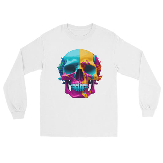 Psychedelic Skull Long Sleeve Shirt