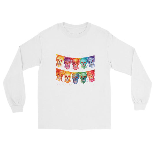Mexican Fiesta Banner Ladies Long Sleeve Shirt