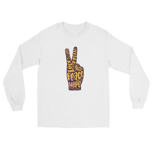 Love, Faith, Hope, Peace Long Sleeve Shirt