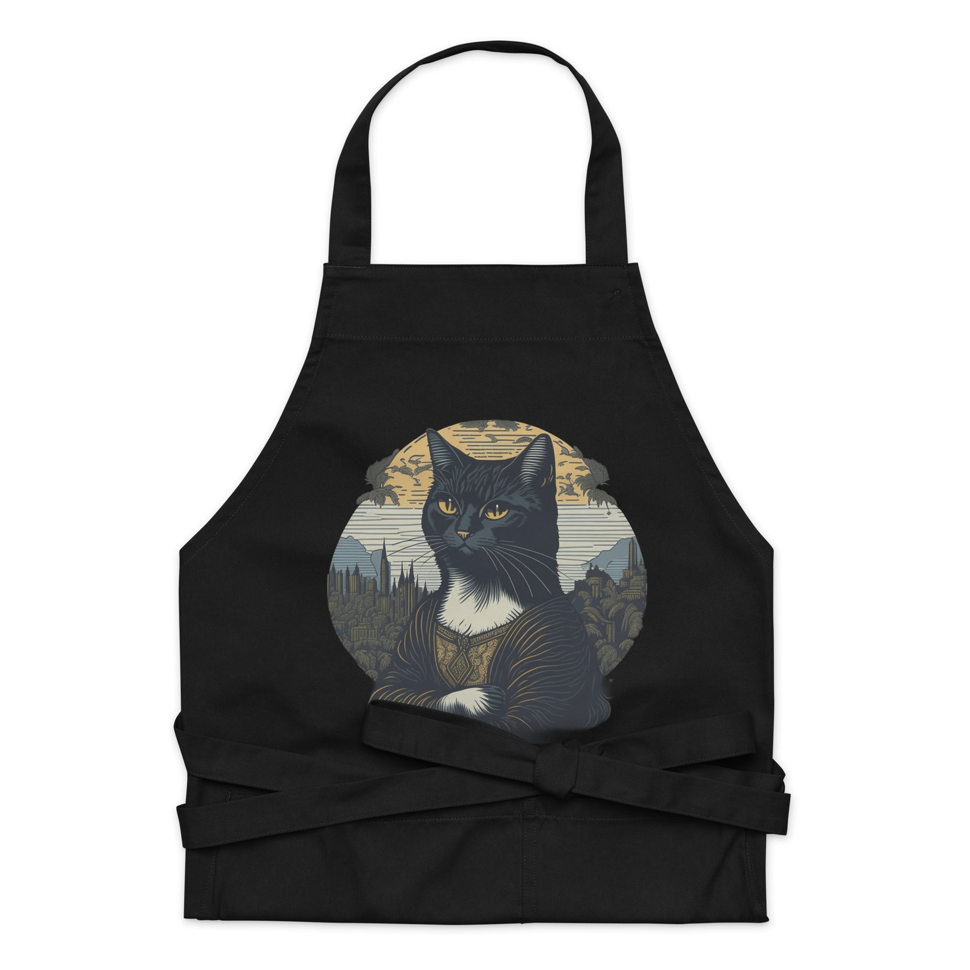 Mona Lisa Cat Apron