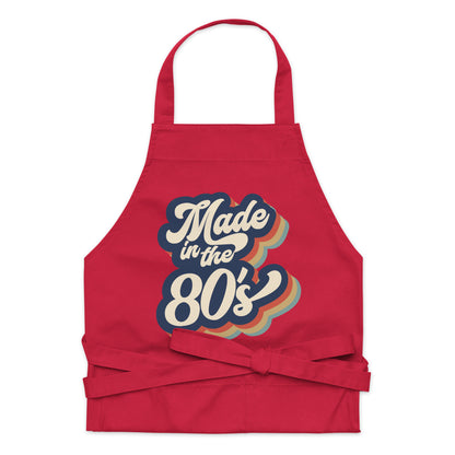 Made in the 80's red Apron