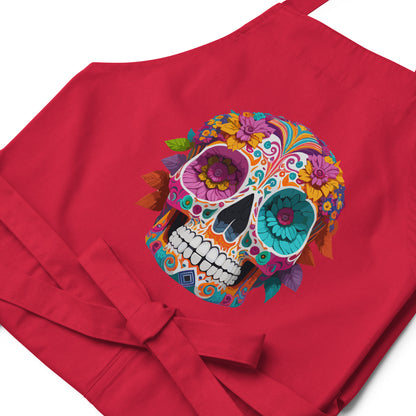 sugar skull apron