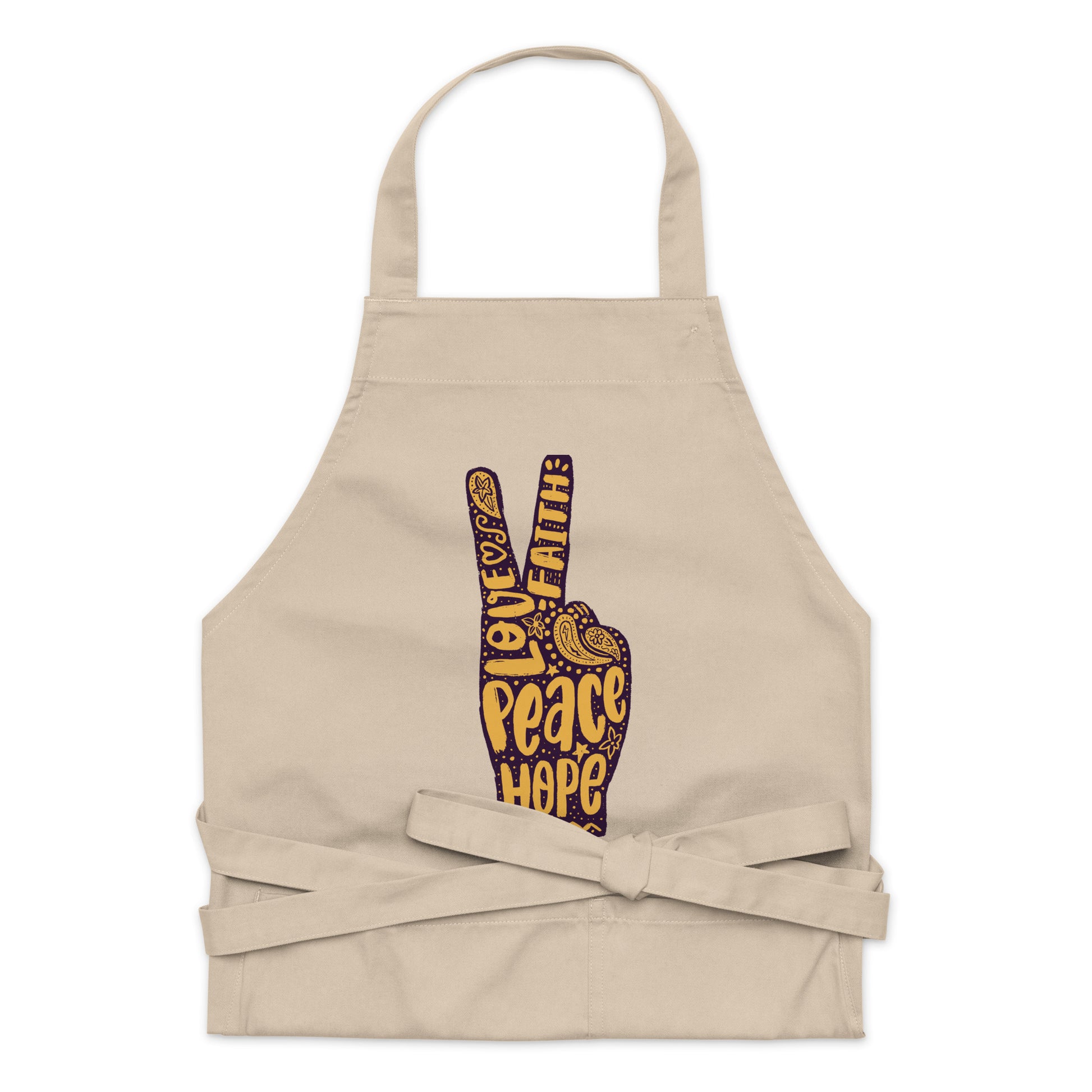 Love, Hope, Faith, Peace Apron
