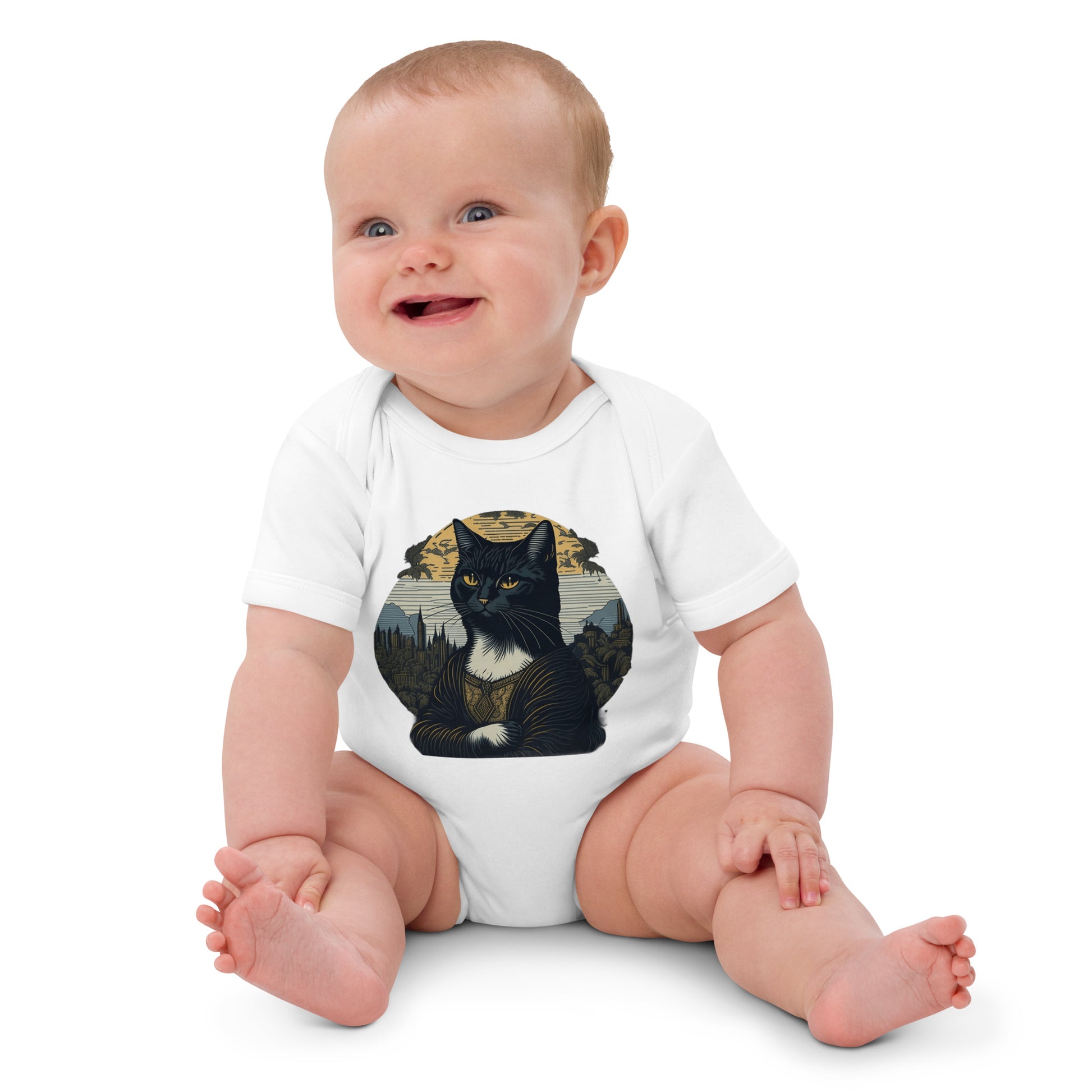 Mona Lisa Baby Onesie