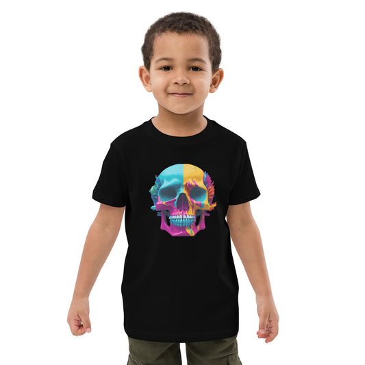 color skull kid's t-shirt
