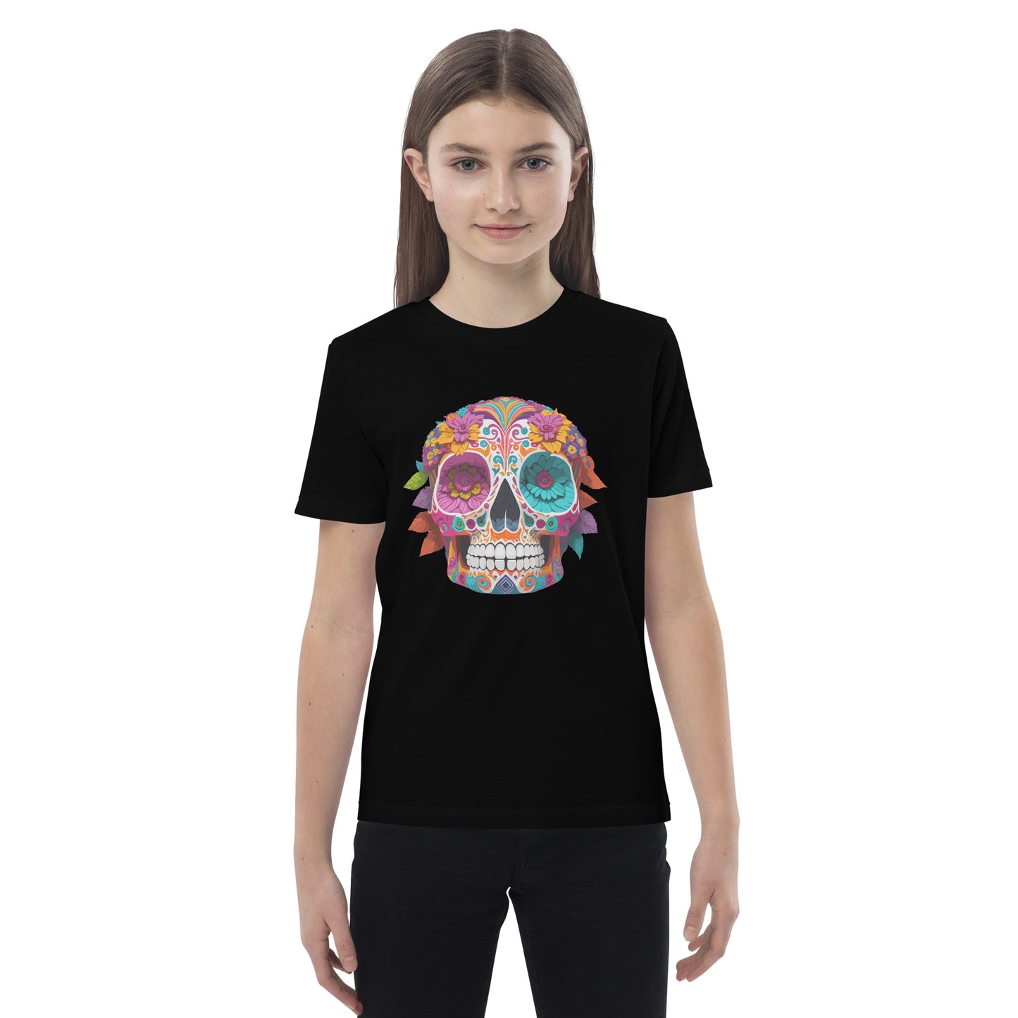 Dia De Los Muertos Kids Tshirt