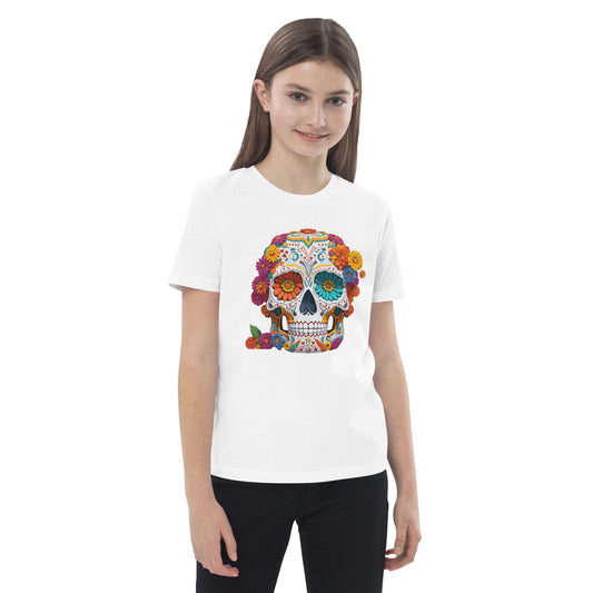 Day of the Dead Floral Kids T-shirt