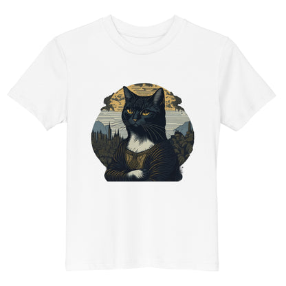 Mona Lisa Cat Kid's T-Shirt