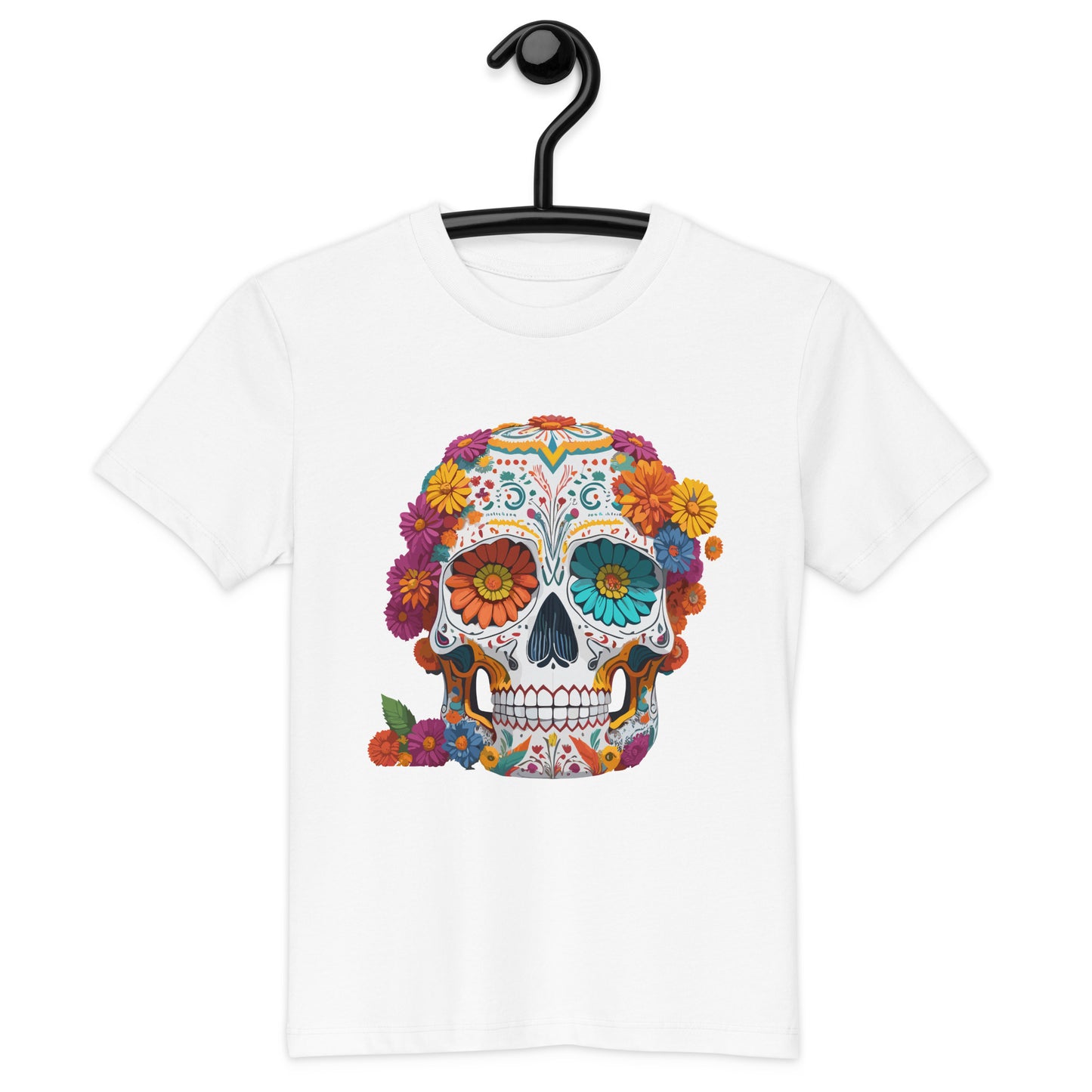 Dia De Los Muertos Kids Tee Shirt