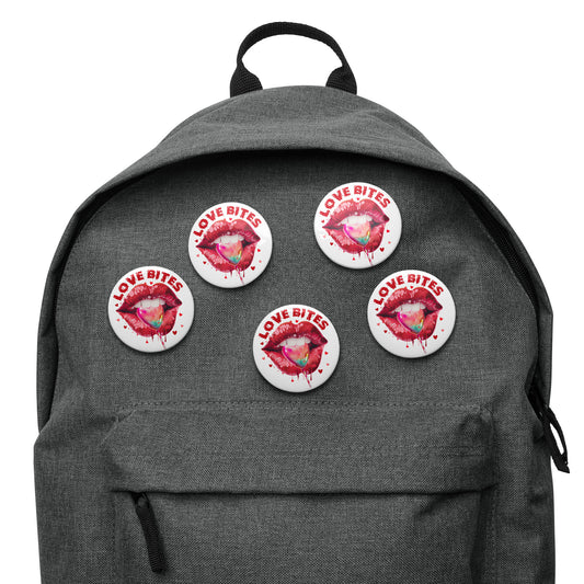 Sexy Lips Pin Buttons