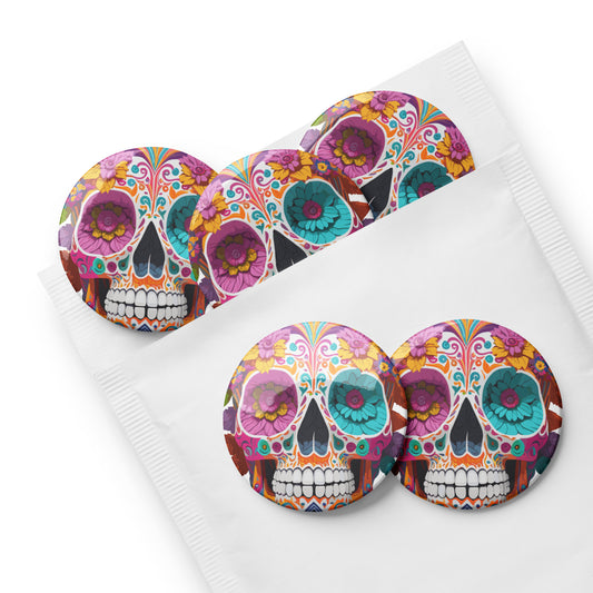 Day of the Dead Pin Buttons