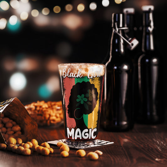 Black Girl Magic Pint Glass