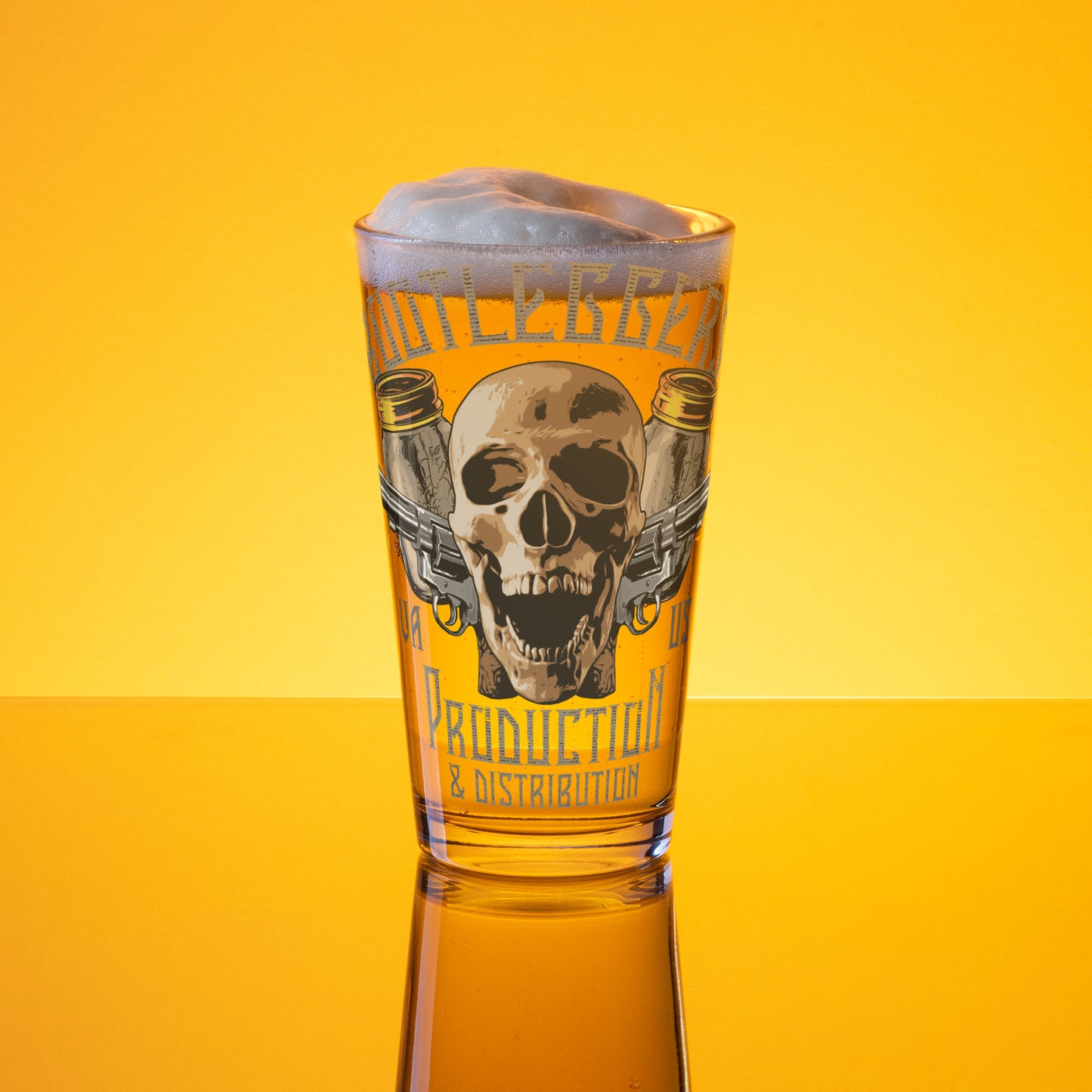 Moonshine Beer Pint Glass