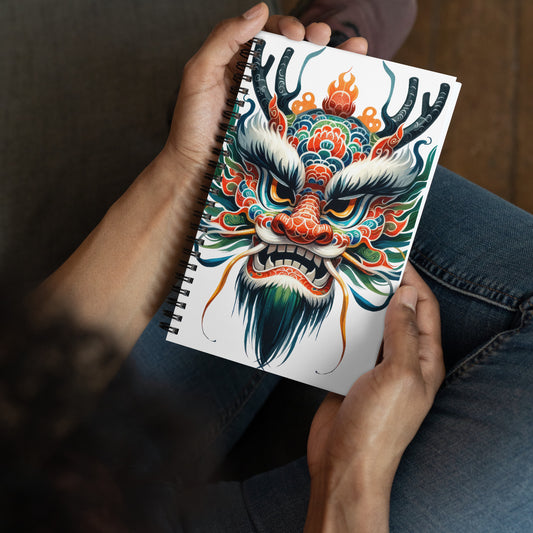 Chinese Lunar New Year Dragon Spiral Notebook