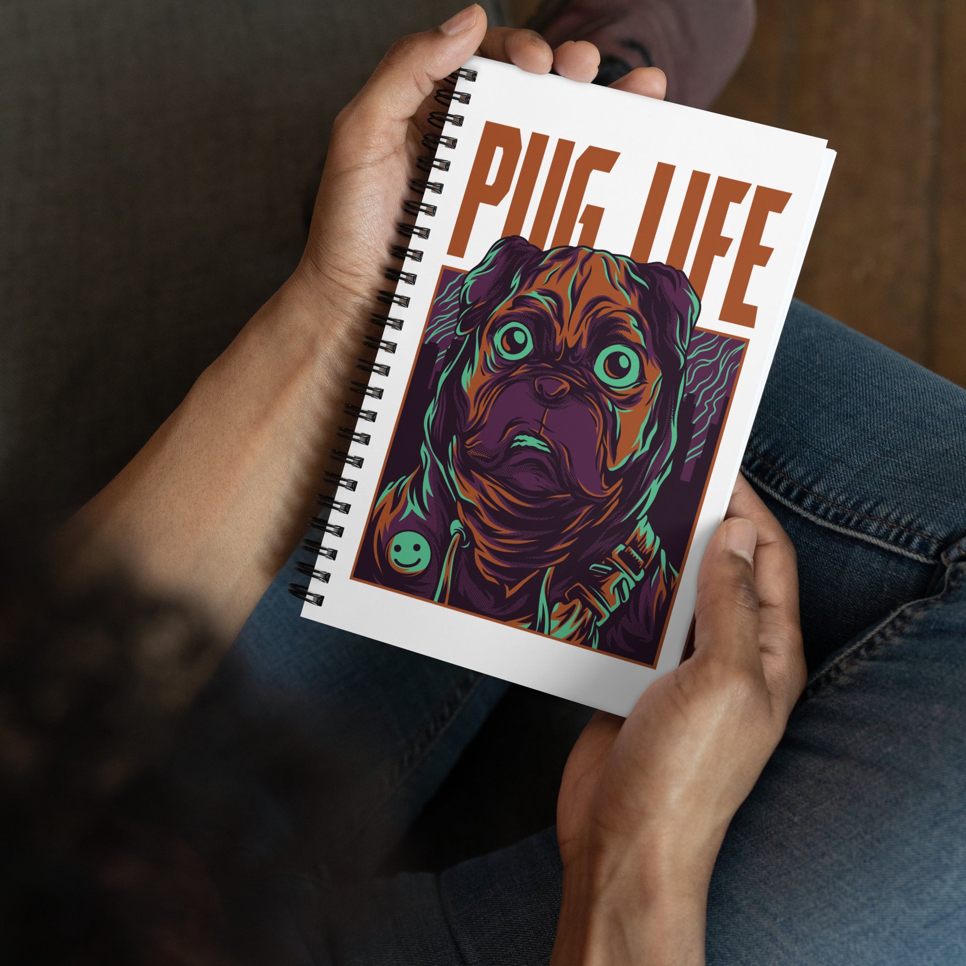 PUG LIFE Spiral Notebook