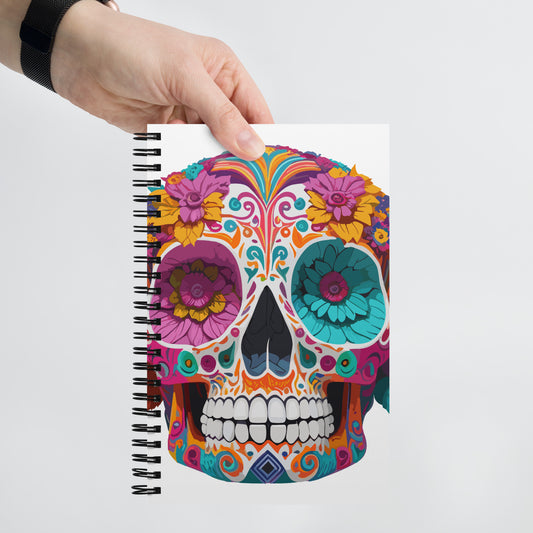 Dia De Los Muertos Spiral Notebook