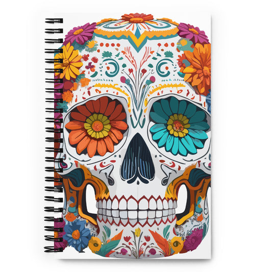 Day of the Dead Spiral Notebook