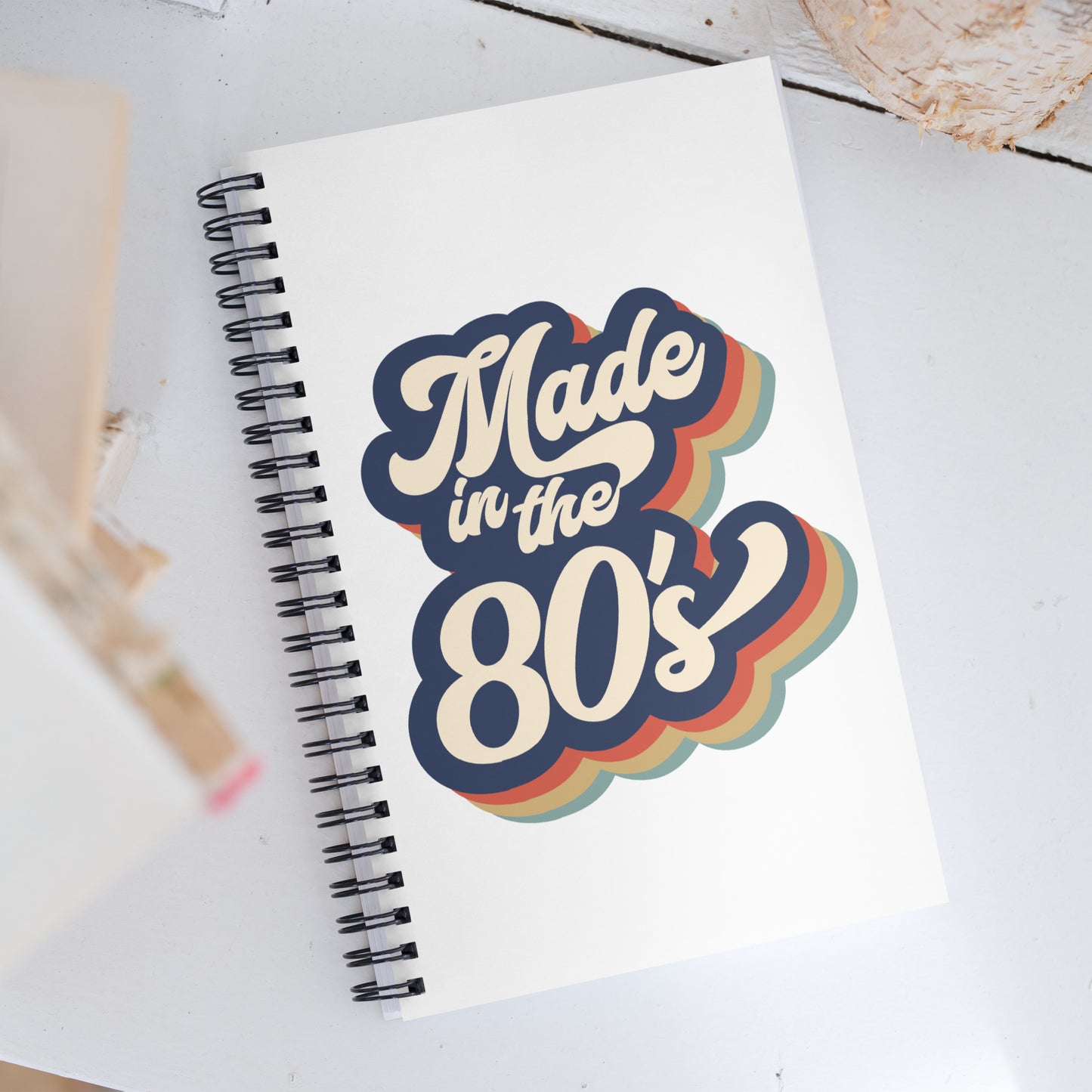 Made in the 80's Spiral Notebook