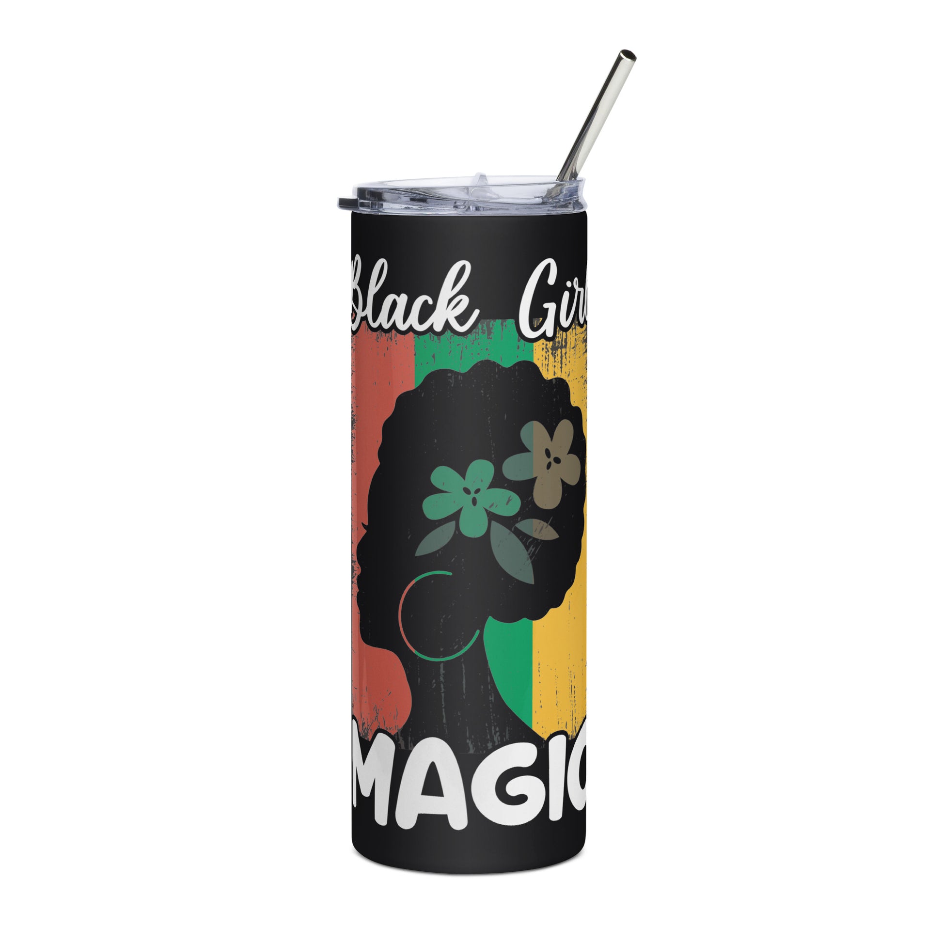 Black Girl Magic Stainless Steel Tumbler