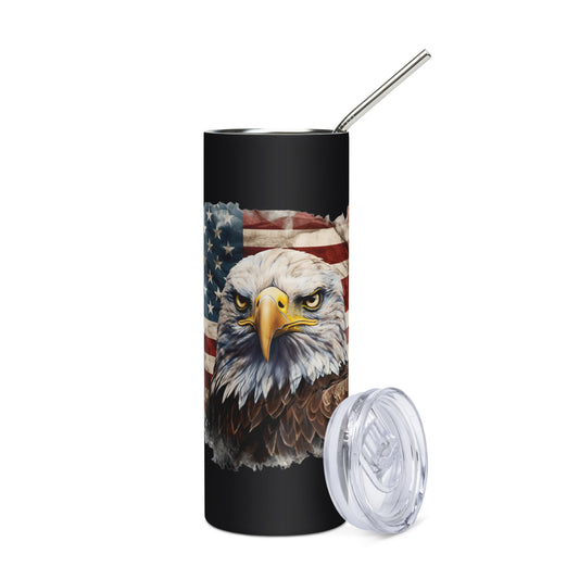 USA Flag Stainless Steel Tumbler