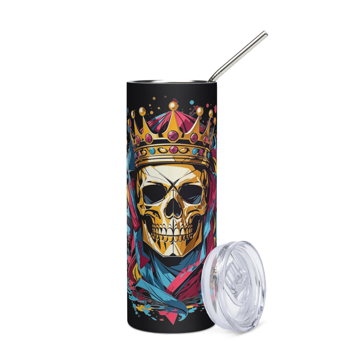 Skull & Crown Stainless Steel Tumbler