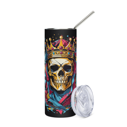 Skull & Crown Stainless Steel Tumbler