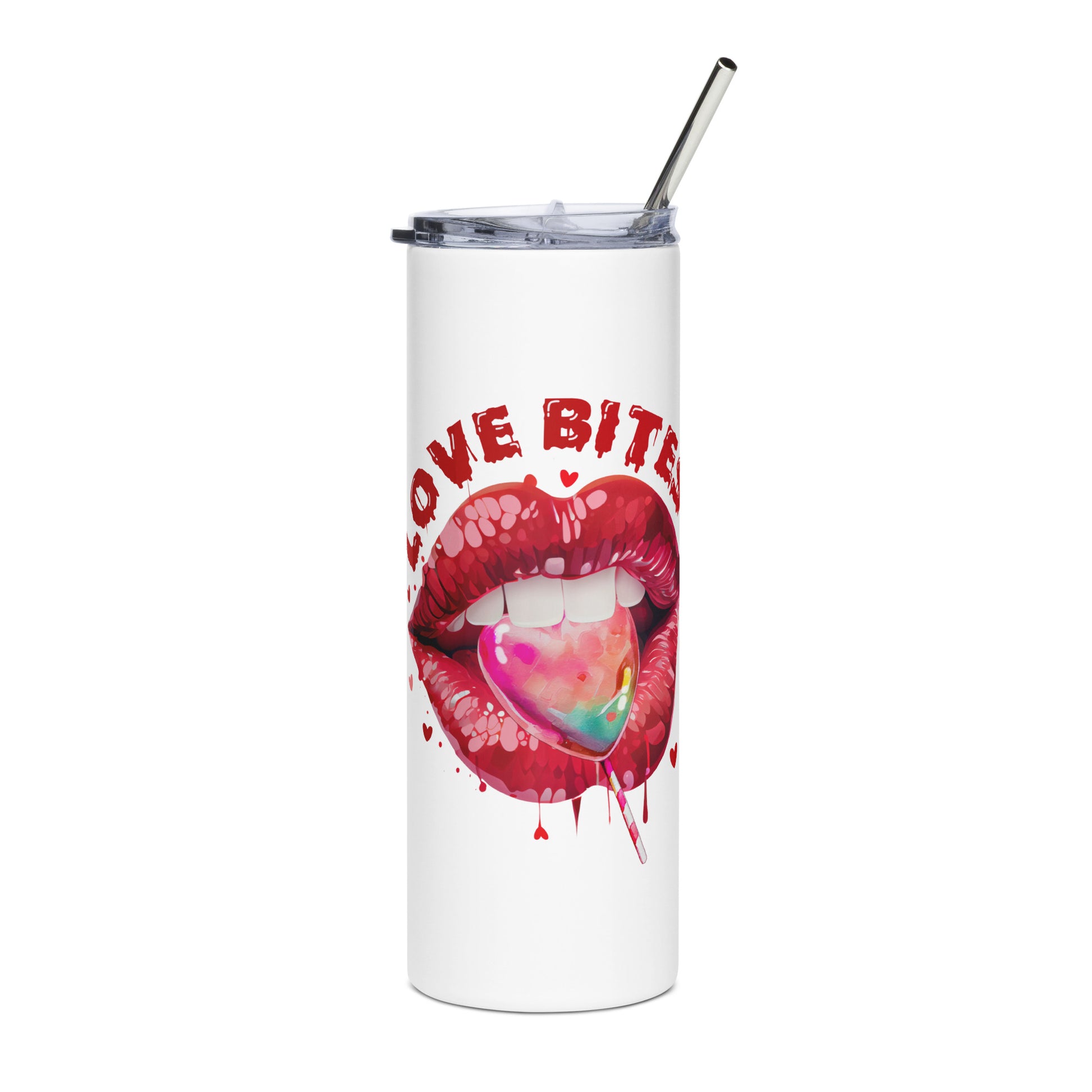 lips Stainless Steel Tumbler
