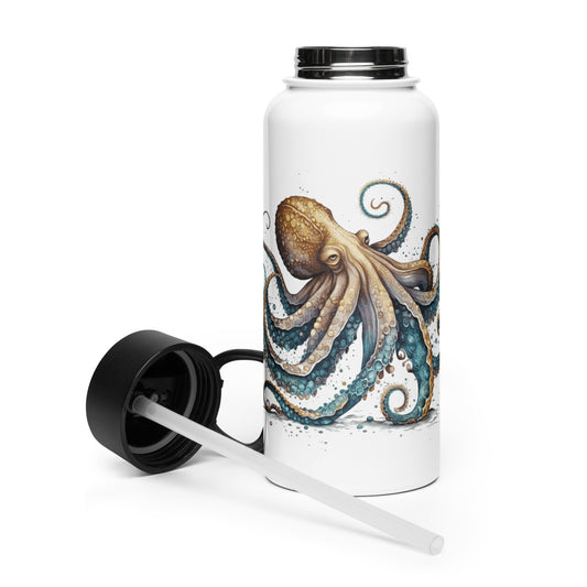Octopus Stainless Steel Water Bottle 